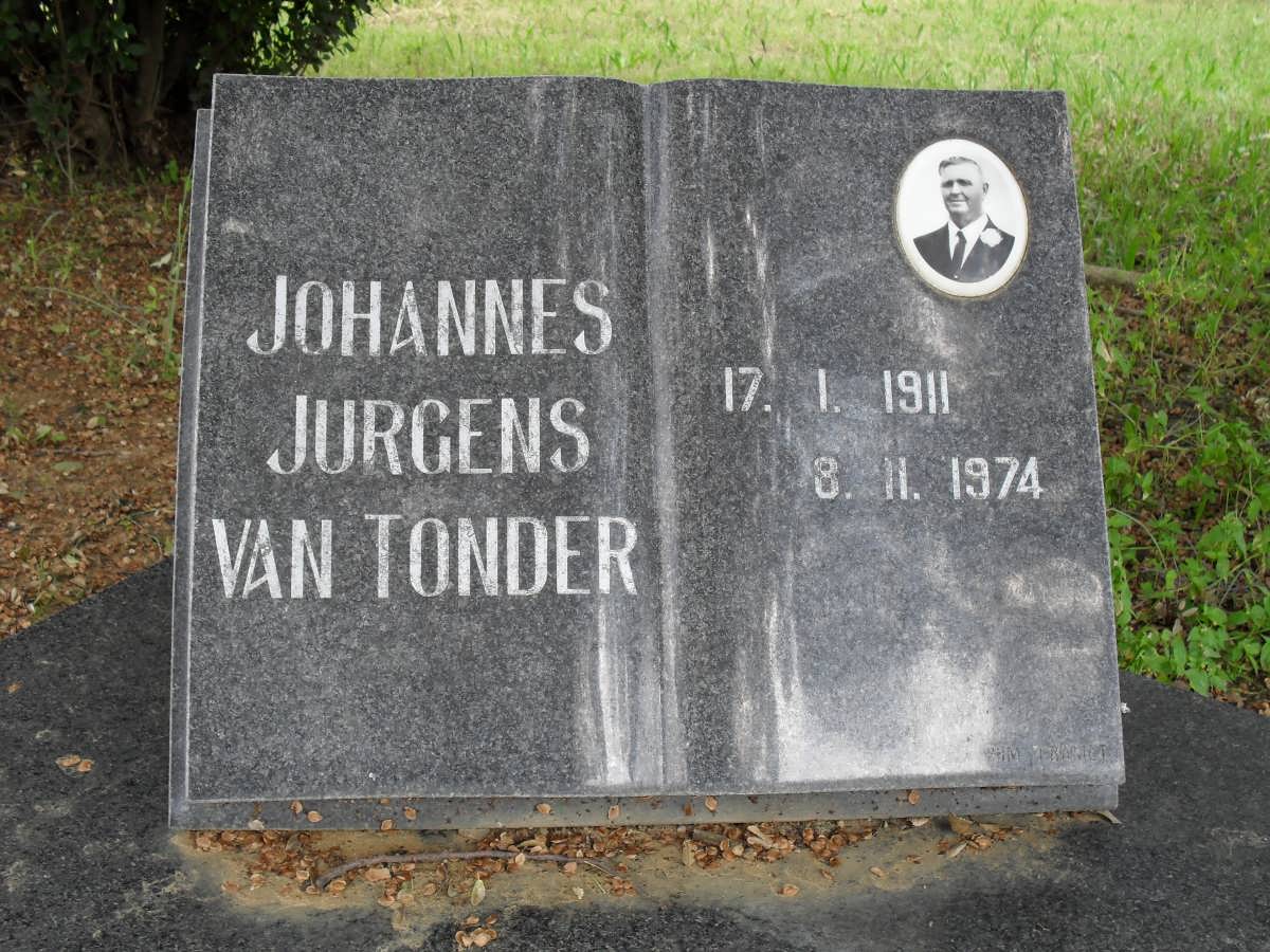 TONDER Johannes Jurgens, van 1911-1974