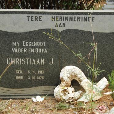 ? Christiaan J. 1913-1975