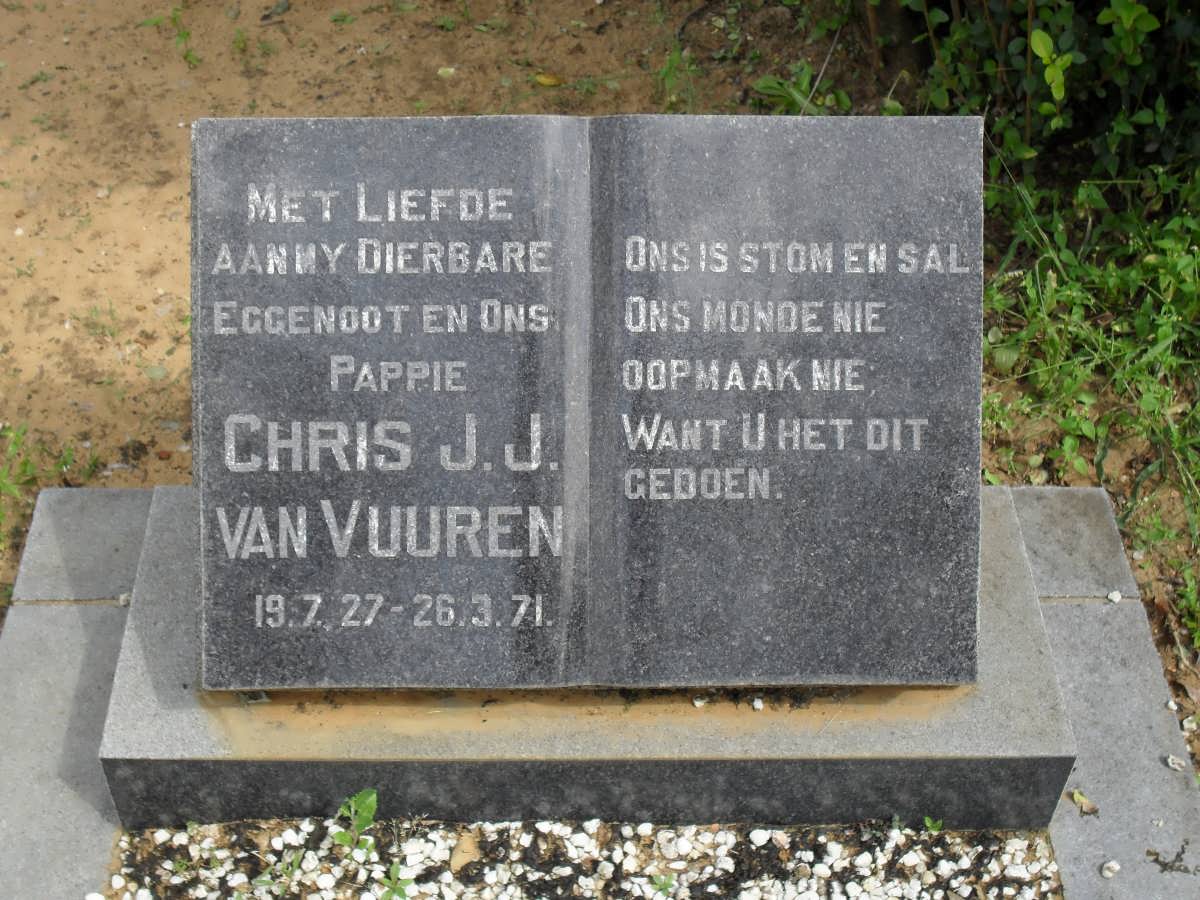 VUUREN Chris J.J. van 1927-1971