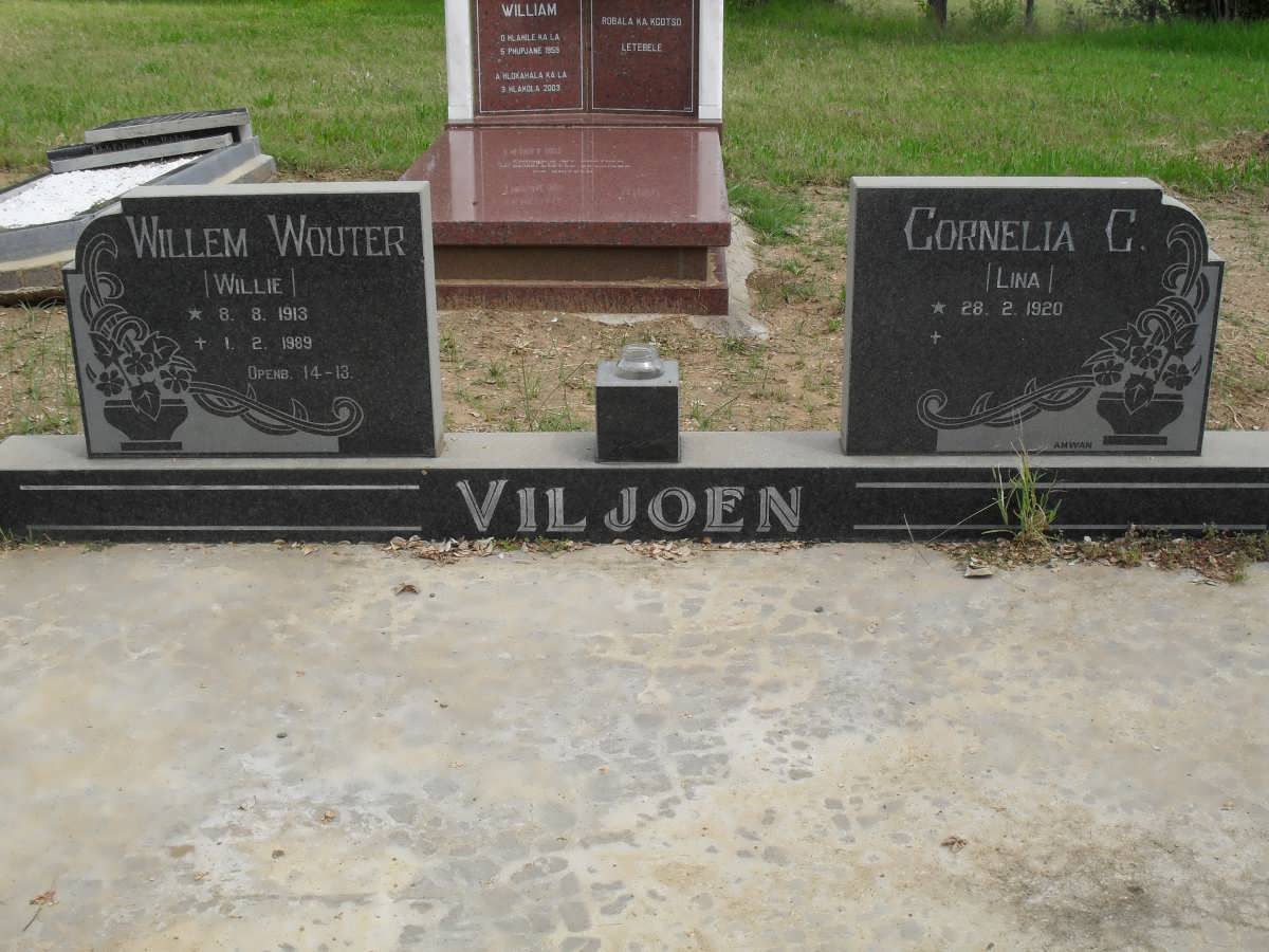 VILJOEN Willem Wouter 1913-1989 &amp; Cornelia C. 1920-