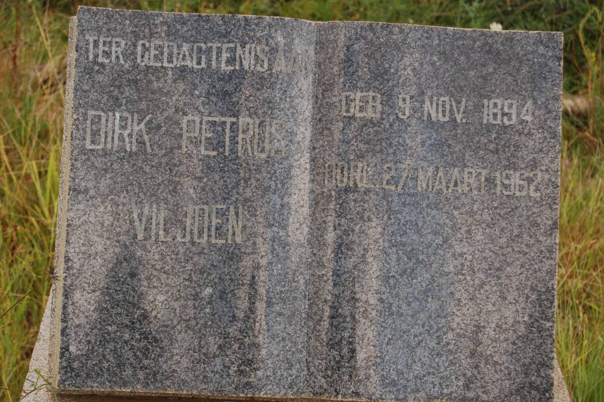 VILJOEN Dirk Petrus 1894-1962
