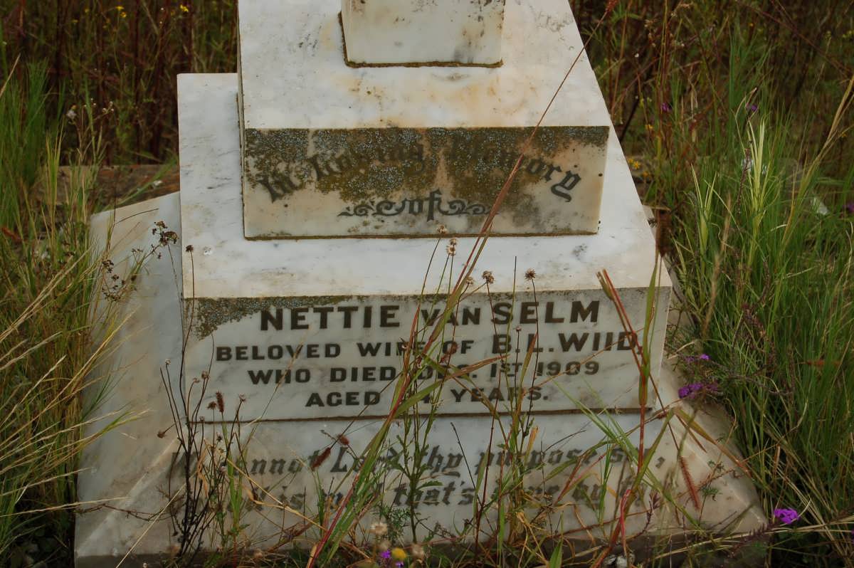 WIID Nettie nee VAN SELM -1909