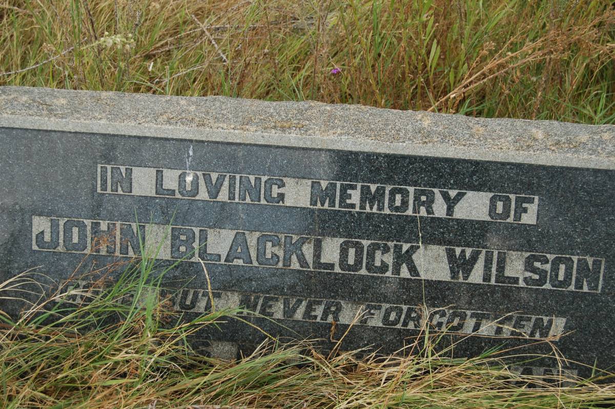 WILSON John Blacklock 