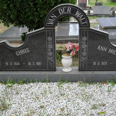 WALT Chris, van der 1924-1987 &amp; Anna MILLER 1929-