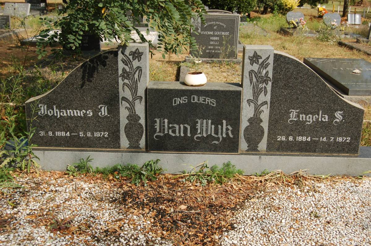WYK Johannes J., van 1884-1972 &amp; Engela S. 1884-1972
