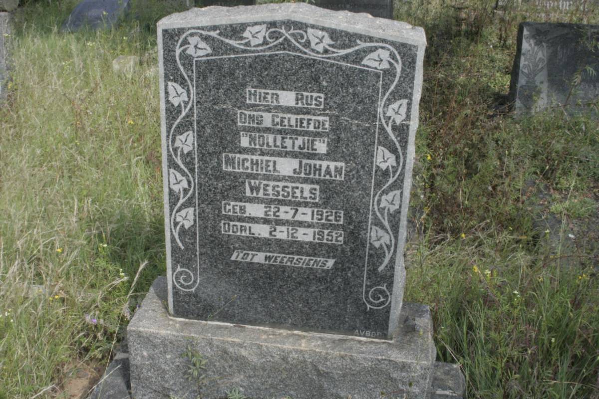 WESSELS Michiel Johan 1926-1952