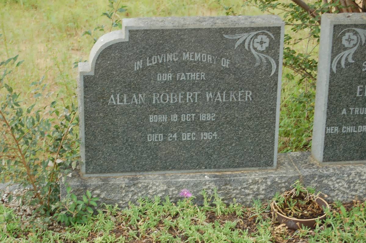 WALKER Alan Robert 1882-1964 &amp; Elizabeth 1906-1962