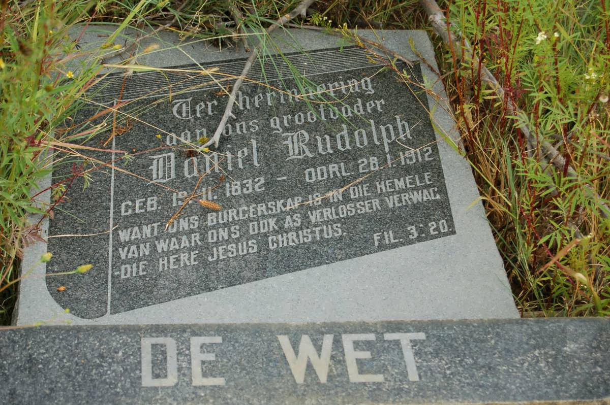 WET Daniel Rudolph, de 1832-1912