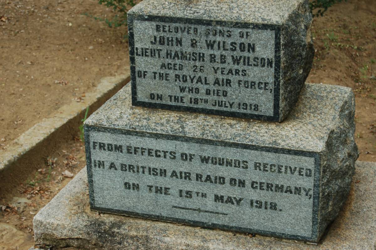WILSON Hamish R.B. -1918 