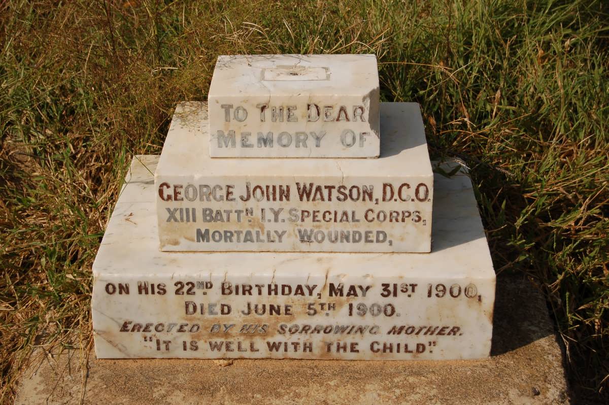 WATSON George John -1900 