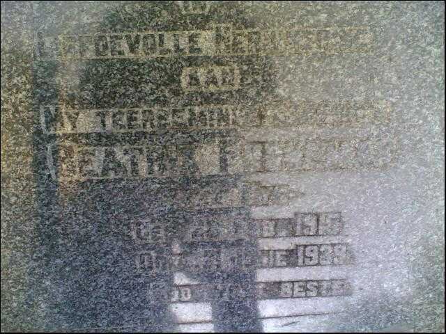 FRONEMAN Beatrix nee UYS 1915-1939