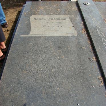 FRONEMAN Sarel Francois 1918-1976
