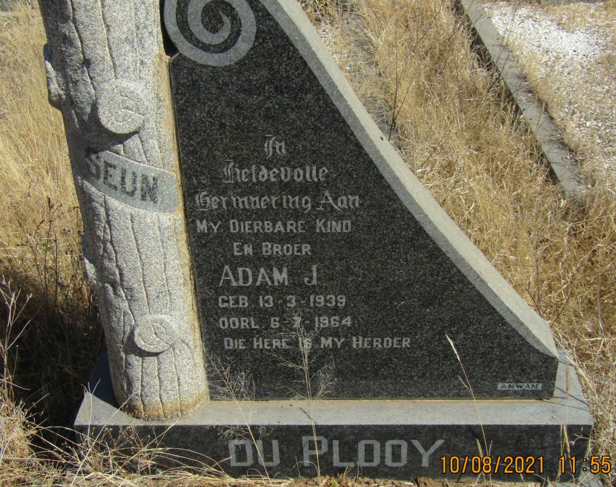 PLOOY Adam J., du 1939-1964