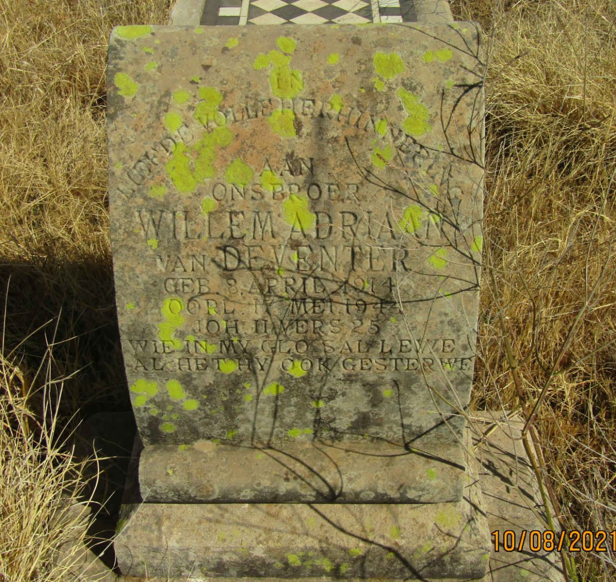 DEVENTER Willem Adriaan, van de 1914-1944