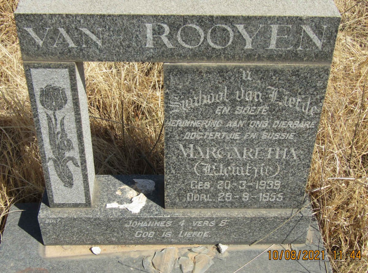 ROOYEN Margaretha, van 1939-1955