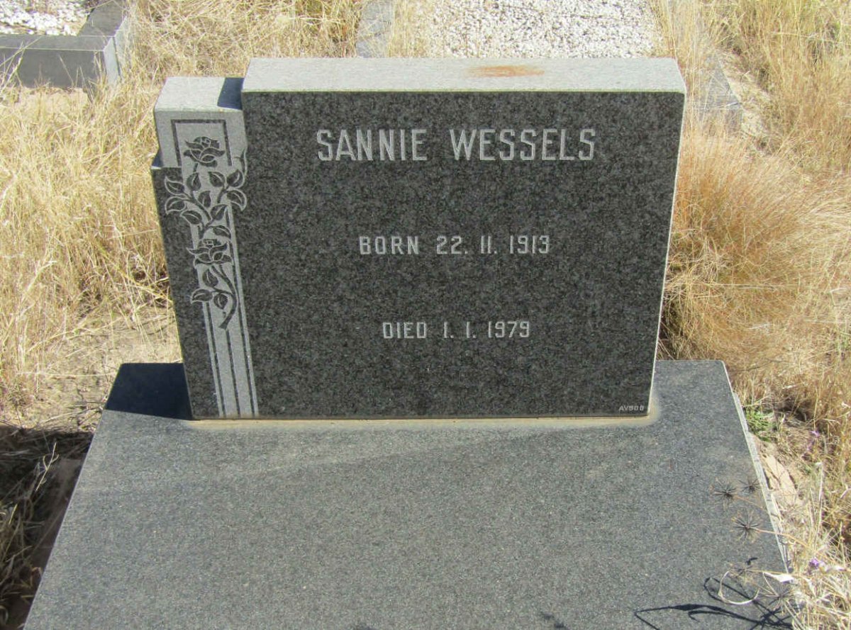 WESSELS Sannie 1913-1979