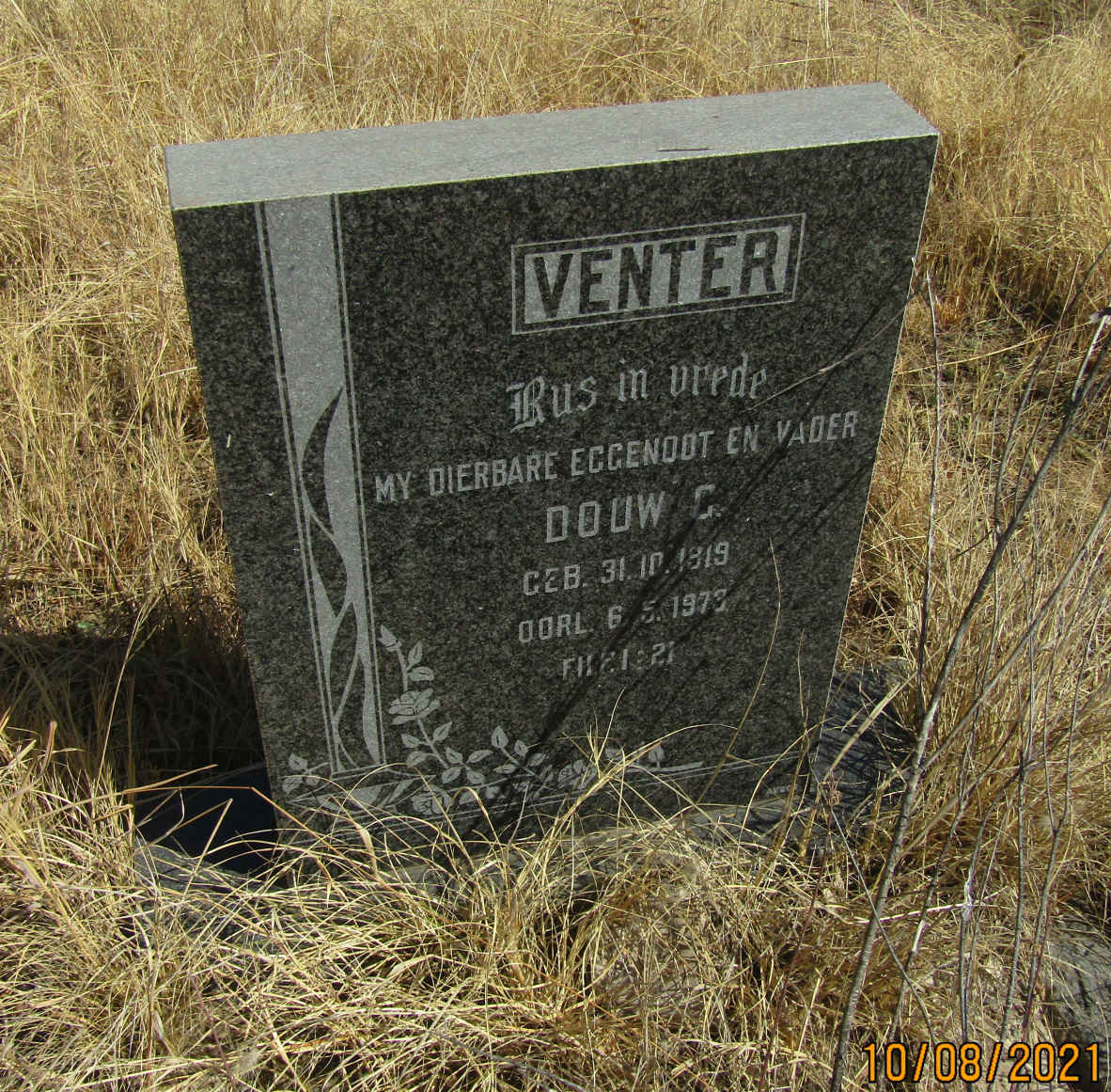 VENTER Douw G. 1919-1973