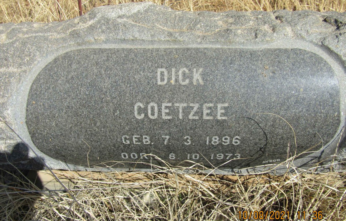 COETZEE Dick 1896-1973