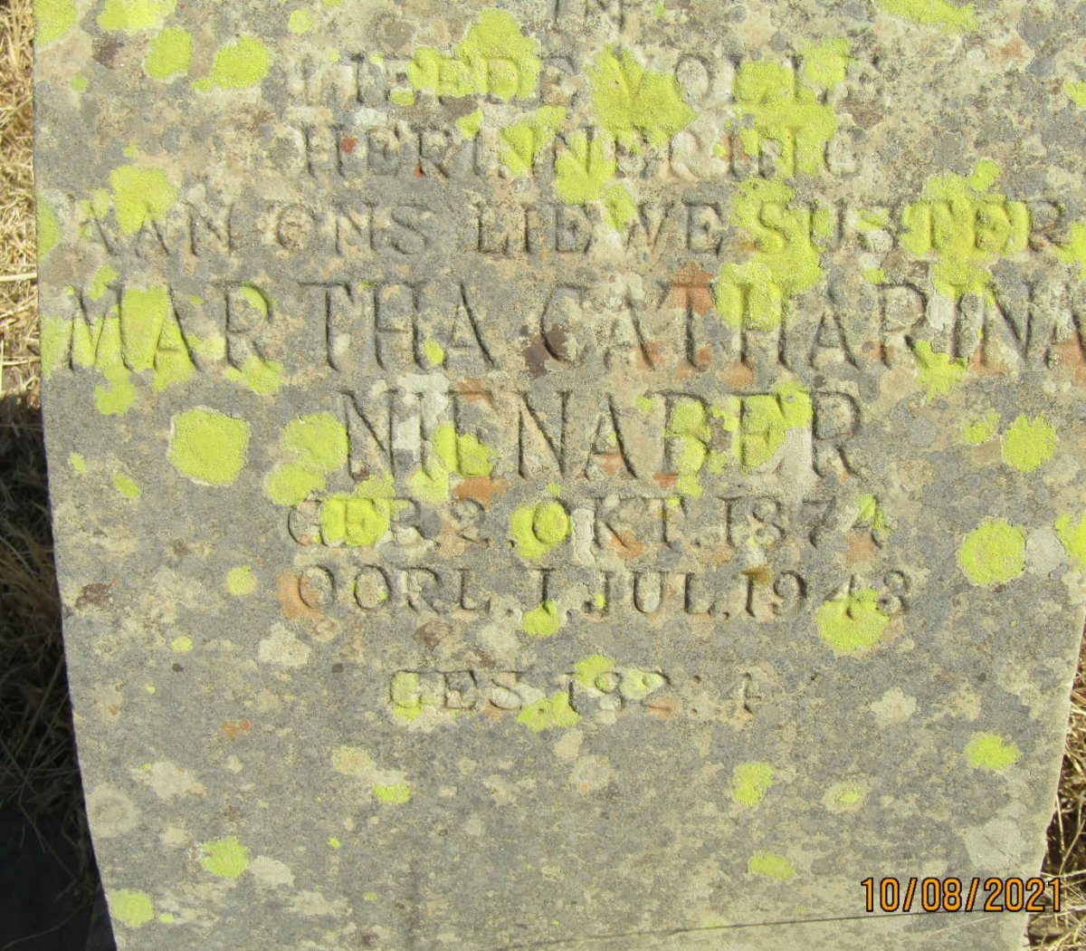 NIENABER Martha Catharina 1874-1943