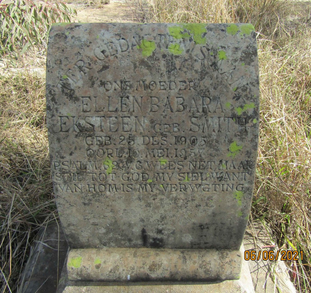 EKSTEEN Ellen Babara nee SMITH 1905-1957