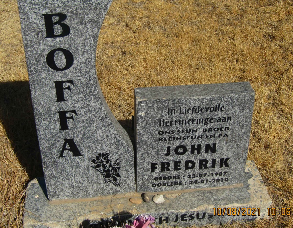 BOFFA John Frederik 1987-2010