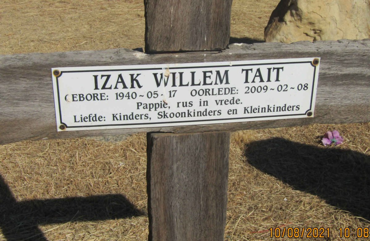 TAIT Izak Willem 1940-2009
