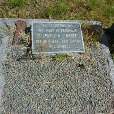 MAREE Casparus H.J. 1889-1972