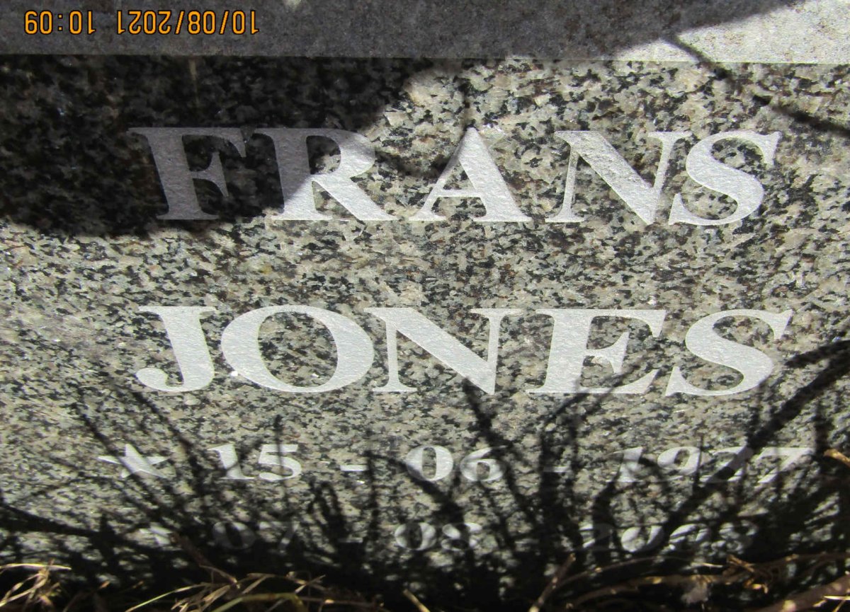 JONES Frans 1937-2008