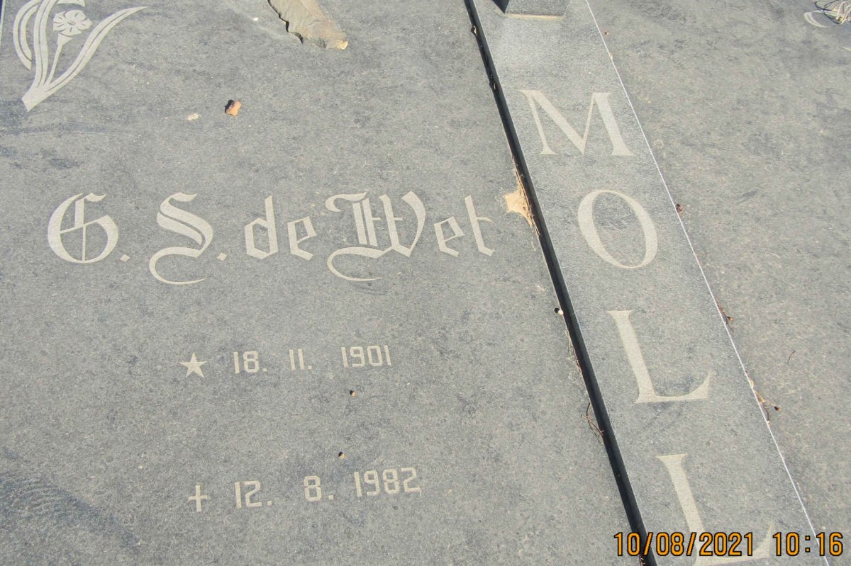 MOLL G.S. de Wet 1901-1982