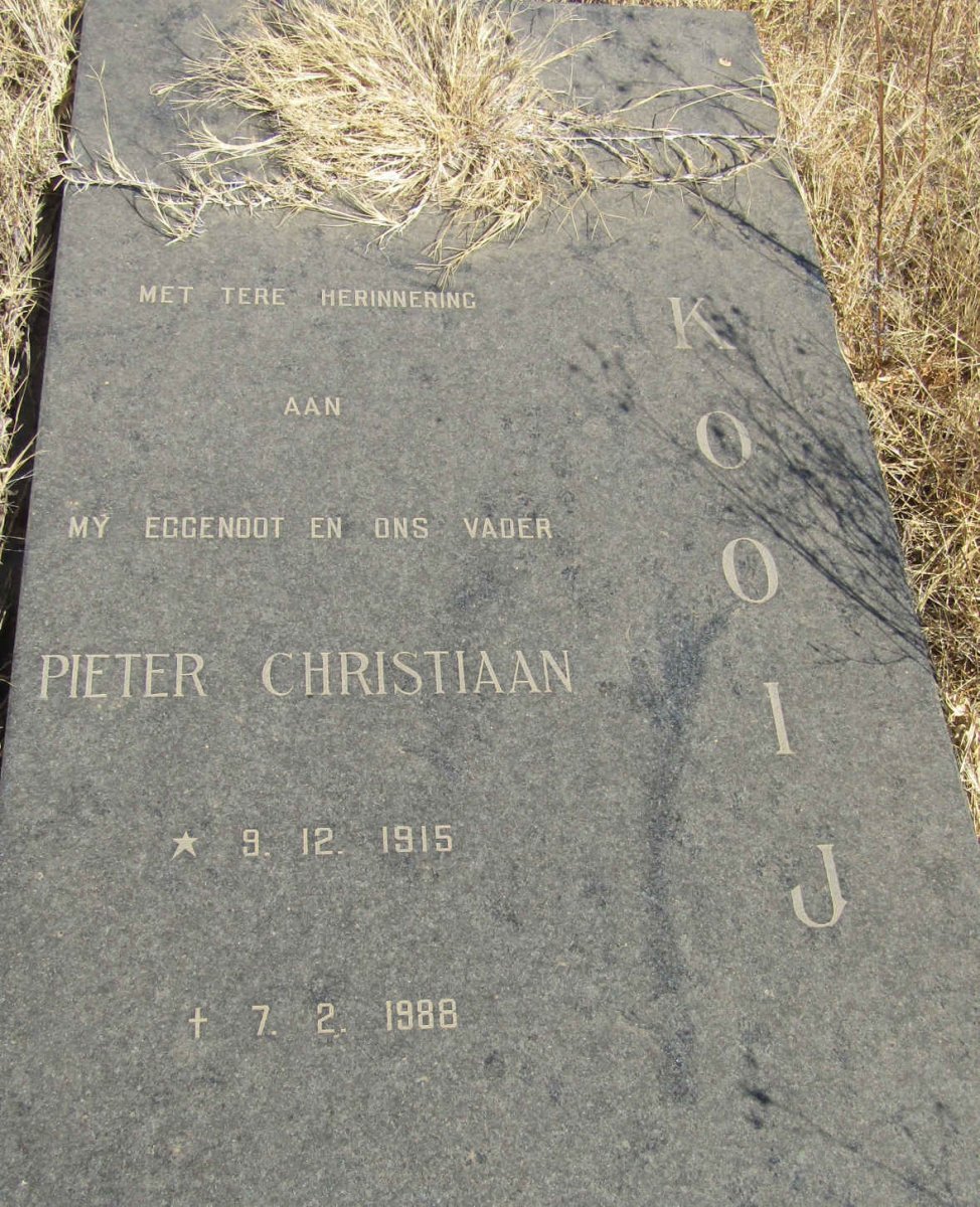 KOOIJ Pieter Christiaan 1915-1988