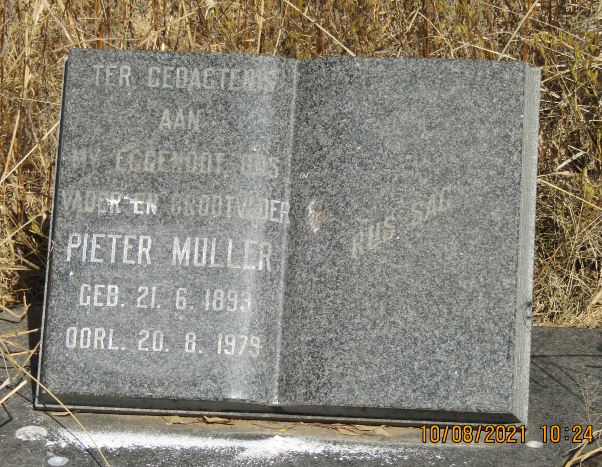 MULLER Pieter 1893-1979
