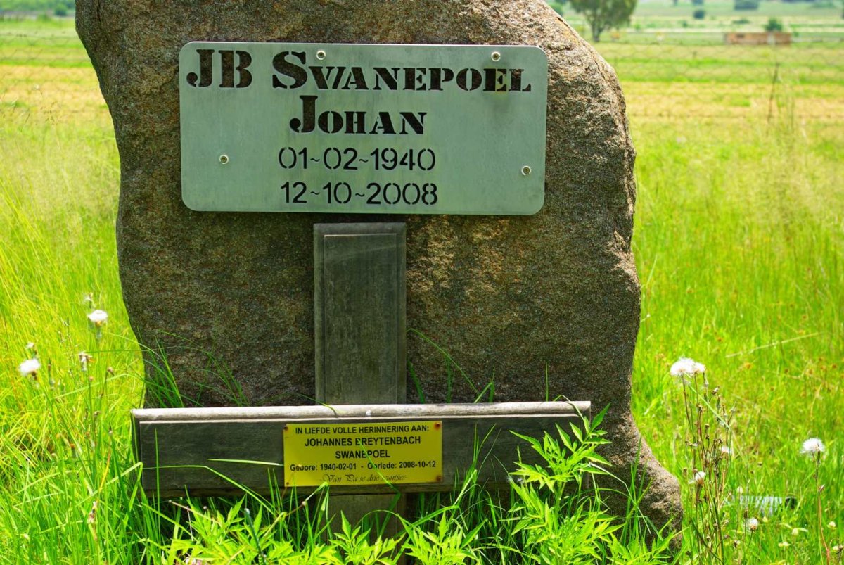 SWANEPOEL Johannes Breytenbach 1940-2008