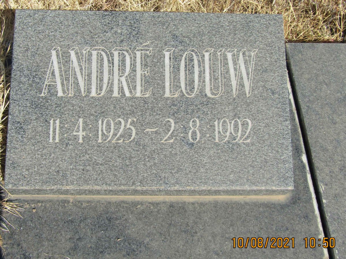 LOUW Andre 1925-2009