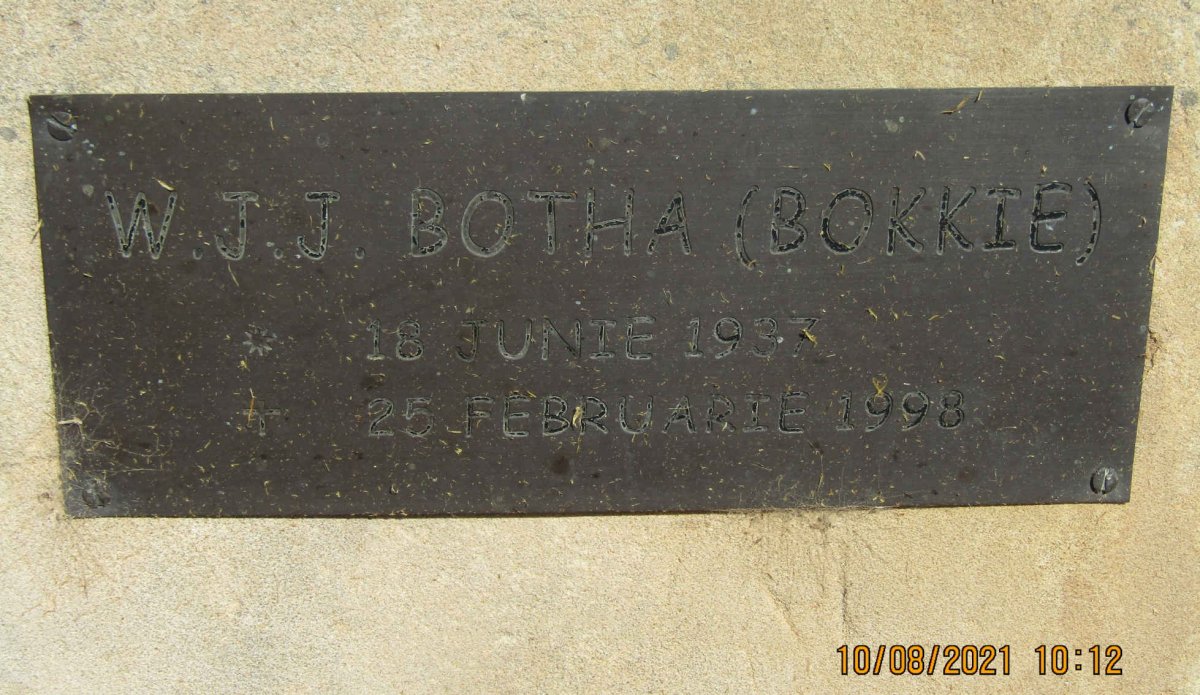 BOTHA W. J. J. 1937-1998