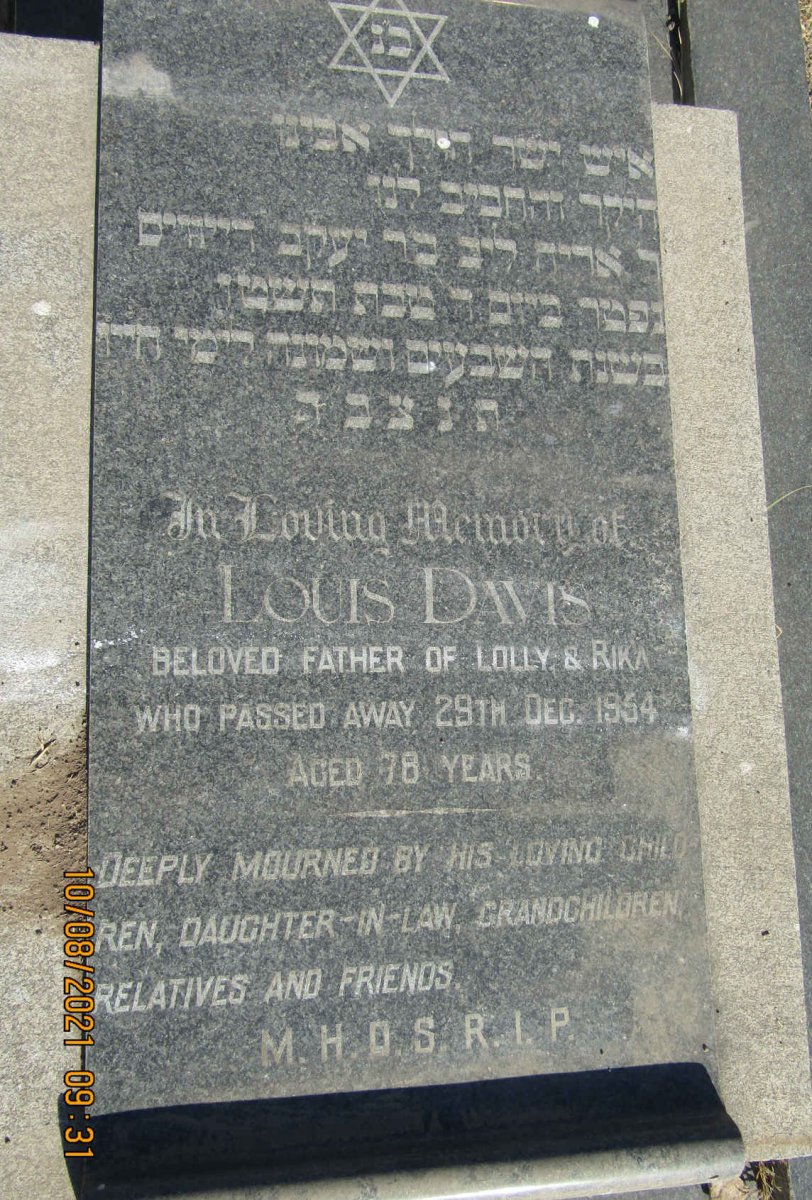 DAVIS Louis -1954