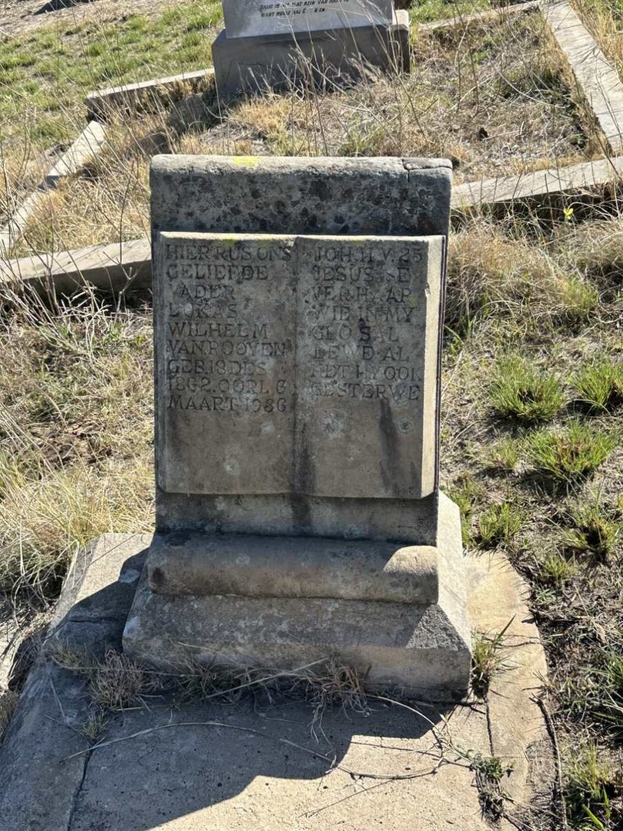 ROOYEN Lukas Wilhelm, van 1862-1986