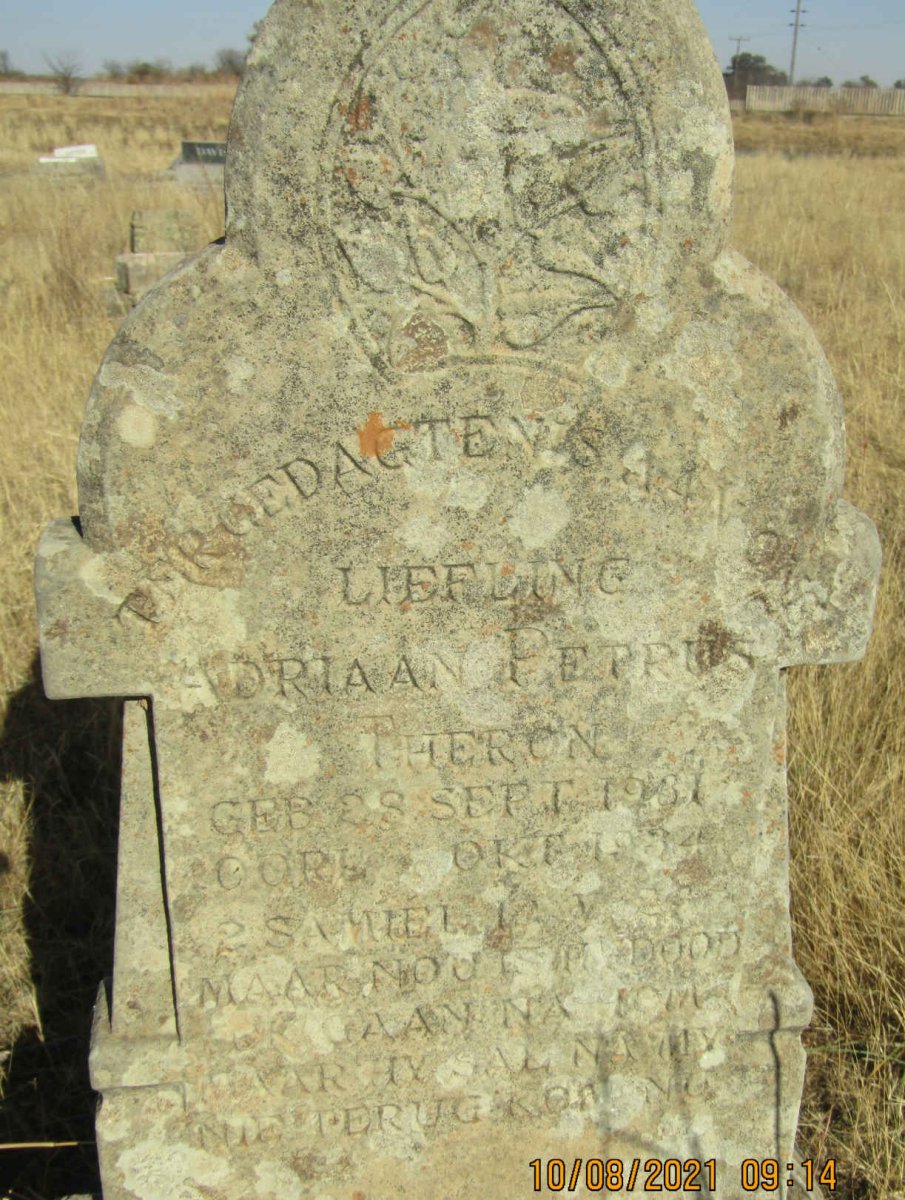 THERON Adriaan Petrus 1931-1934