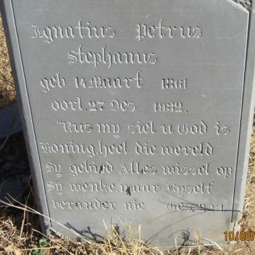 TERBLANCHE Ignatius Petrus Stephanus 1861-1932