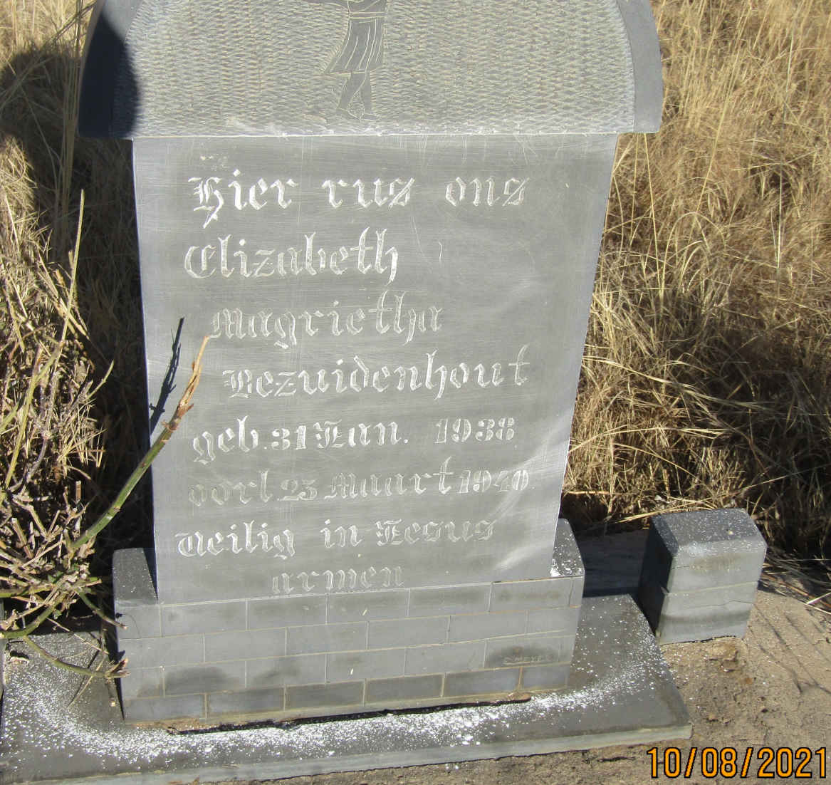 BEZUIDENHOUT Elizabeth Magrietha 1938-1940