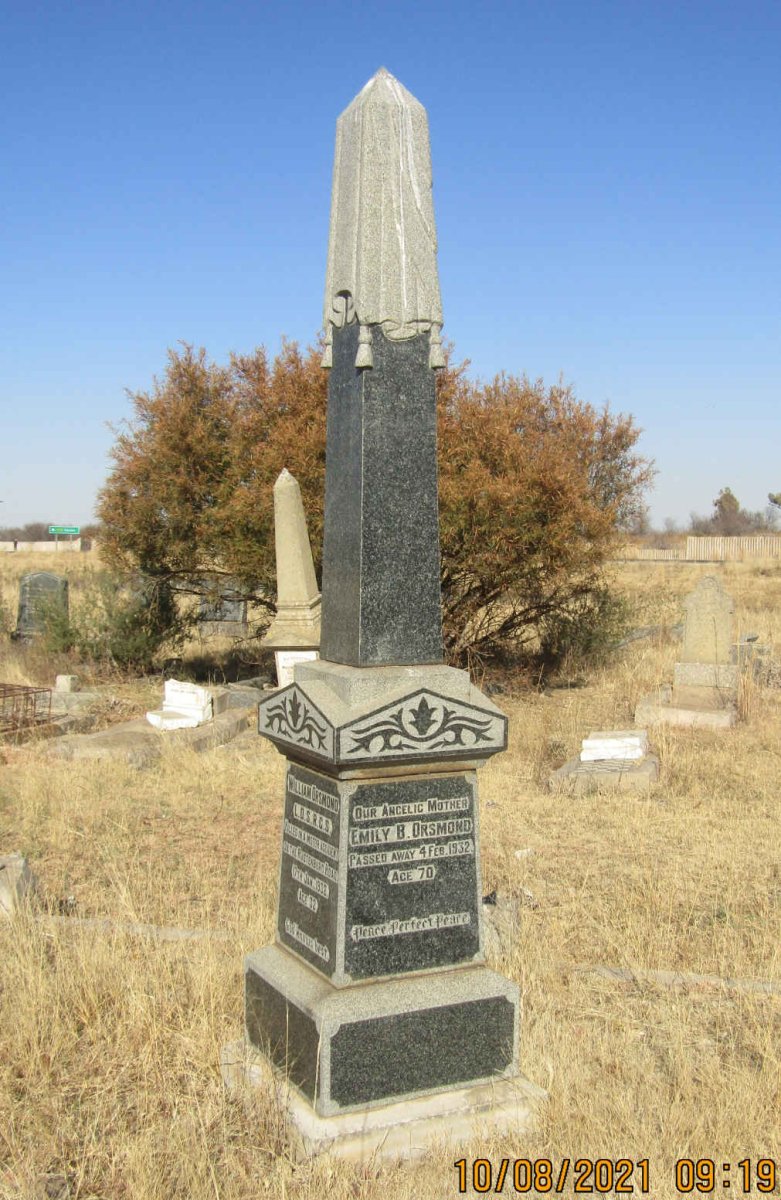 ORSMOND Edwin H. -1932 &amp; Emily -1932 :: ORSMOND William -1932