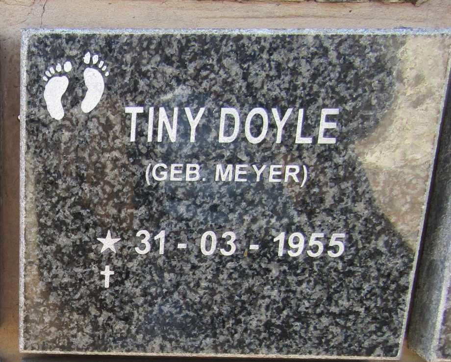 DOYLE Tiny nee MEYER 1955-