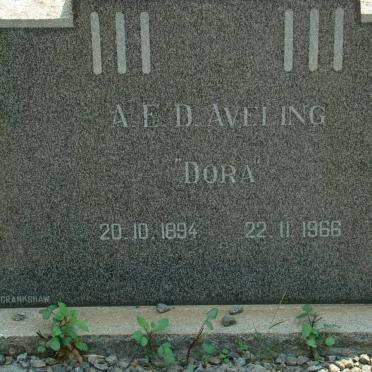 AVELING A.E.D. 1894-1966