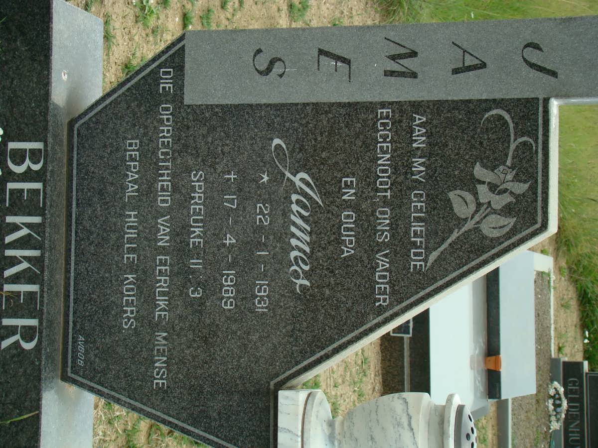 BEKKER James 1931-1989
