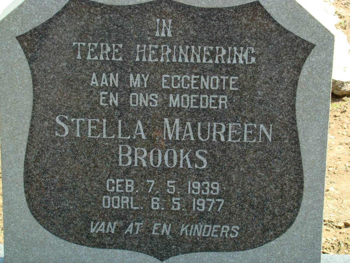 BROOKS Stella Maureen 1939-1977