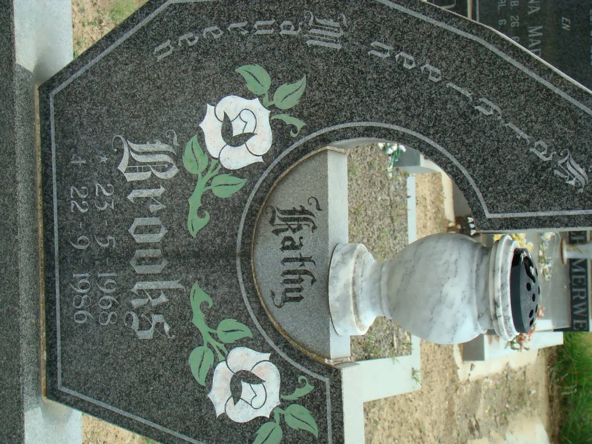 BROOKS Kathleen Maureen 1968-1986