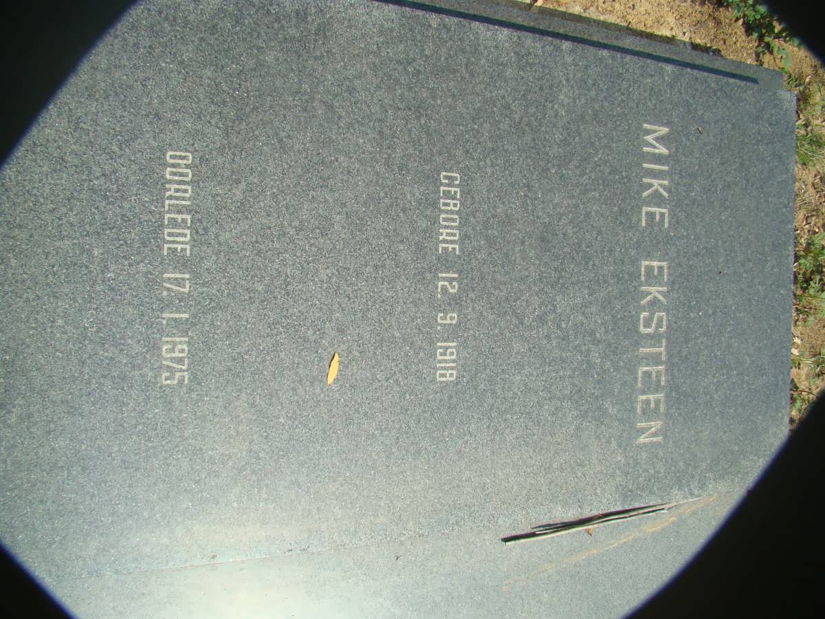 EKSTEEN Mike 1918-1975