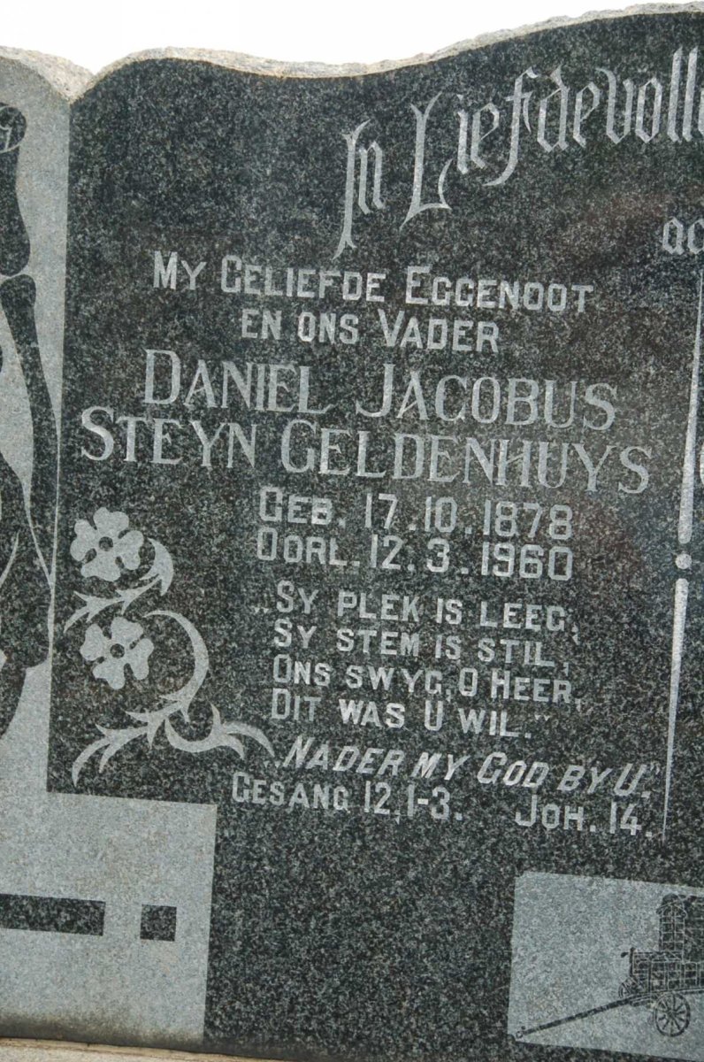 GELDENHUYS Daniel Jacobus Steyn 1878-1960