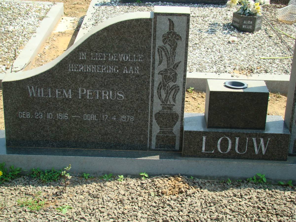 LOUW Willem Petrus 1916-1978