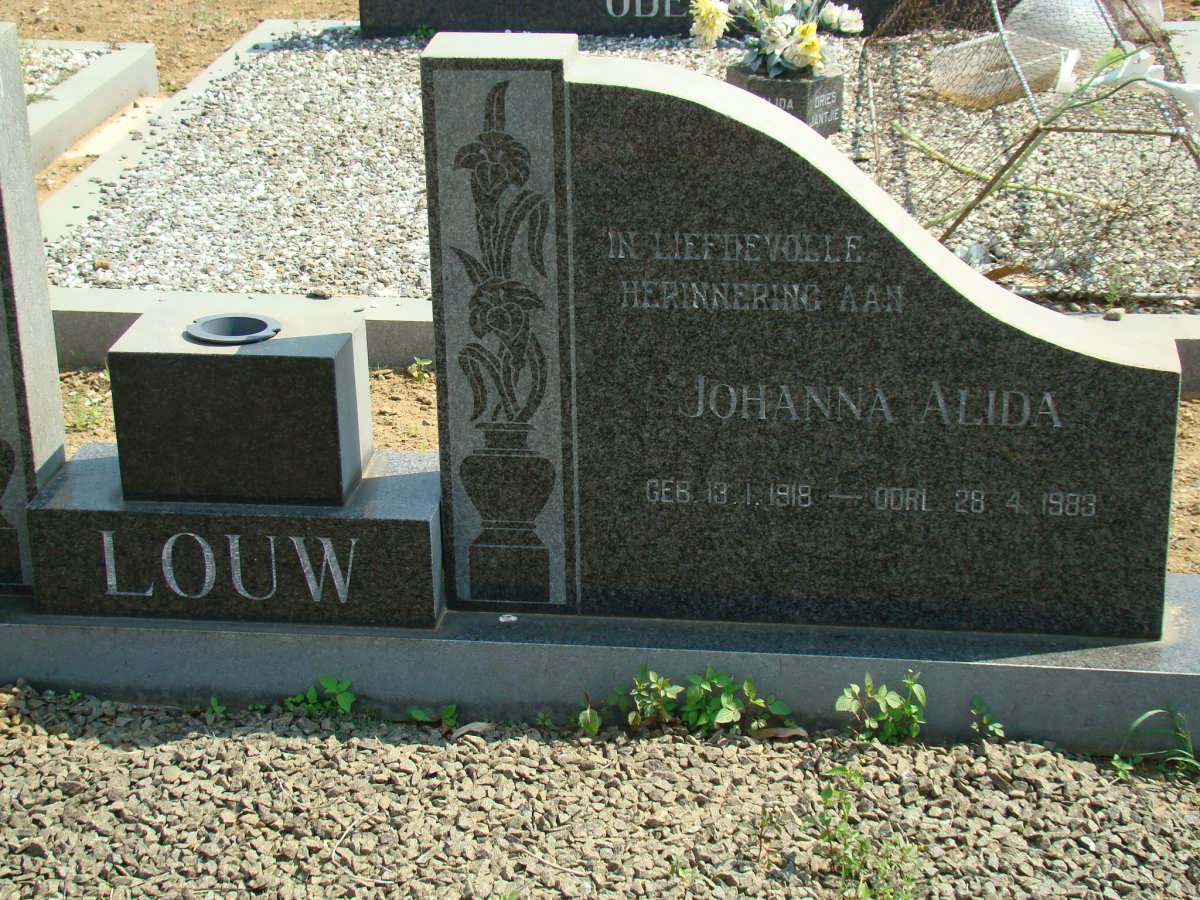 LOUW Johanna Alida 1918-1983
