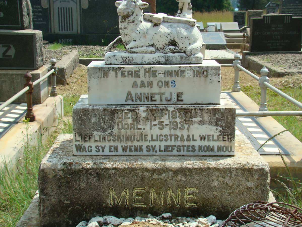 MENNE Annetjie 1937-1937